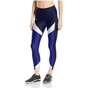 UA Heatgear Colorblock Leggings - Size Medium